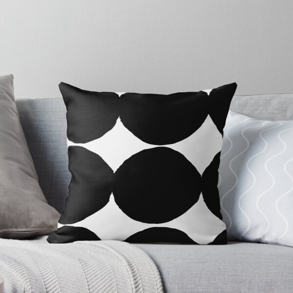 Item preview, Dibujo a mano en blanco y negro con patrón circular designed and sold by joymikim.