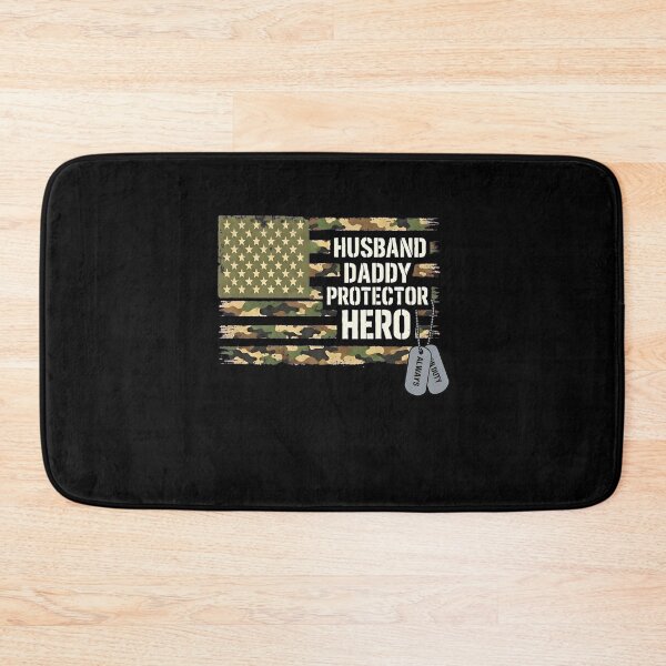 Item preview, Husband Daddy Protector Hero Fathers Day Camo American Flag designed and sold by clothesy7.