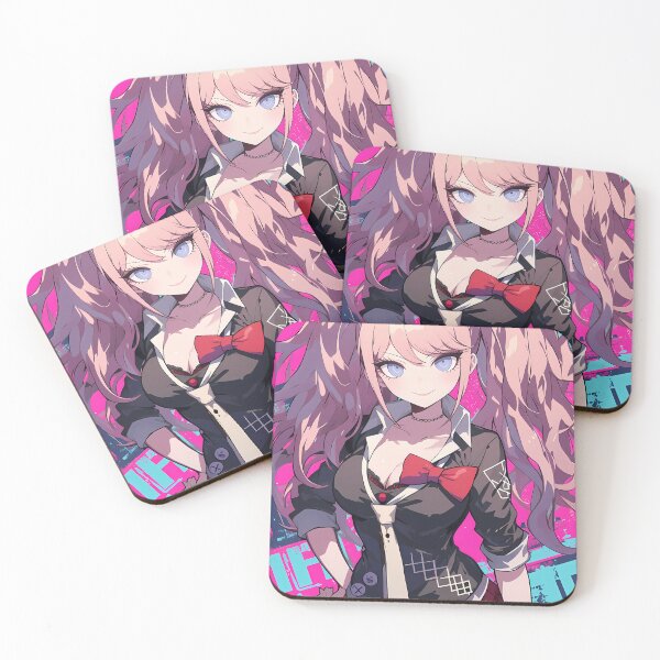 Item preview, Junko Enoshima Danganronpa Neon Pink Chaos Queen designed and sold by Tokyonomad.