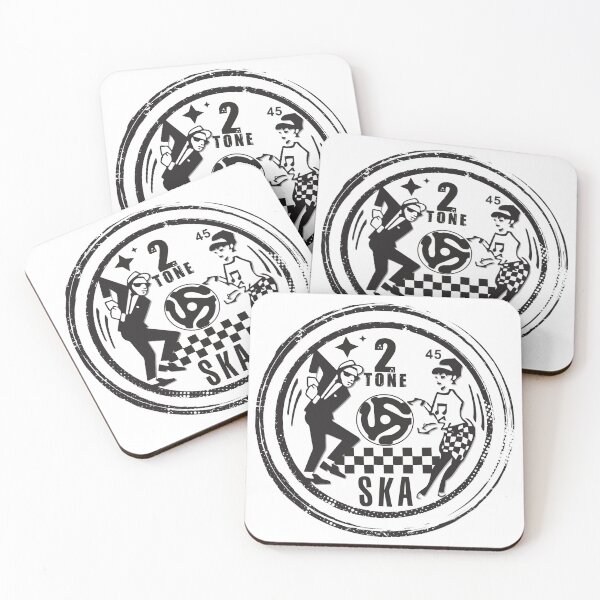 Item preview, 2 Tone Ska Dancers – Vintage Ska Music 45 vinyl Design designed and sold by Little Che.