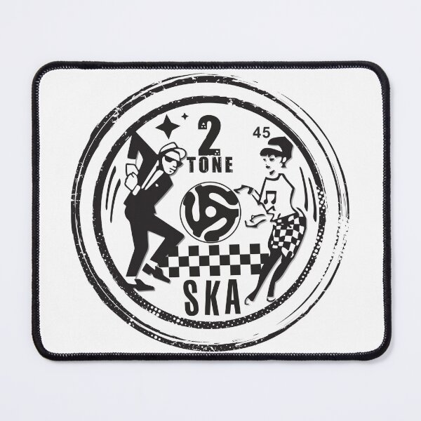 Item preview, 2 Tone Ska Dancers – Vintage Ska Music 45 vinyl Design designed and sold by Little Che.