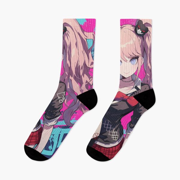 Item preview, Junko Enoshima Danganronpa Neon Pink Chaos Queen designed and sold by Tokyonomad.