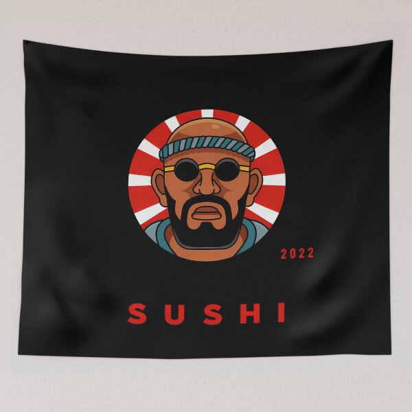 Item preview,  Ban.Cho Su.Shi Emblem Best Shusi Chef In The Blue Hole designed and sold by cmouli024.