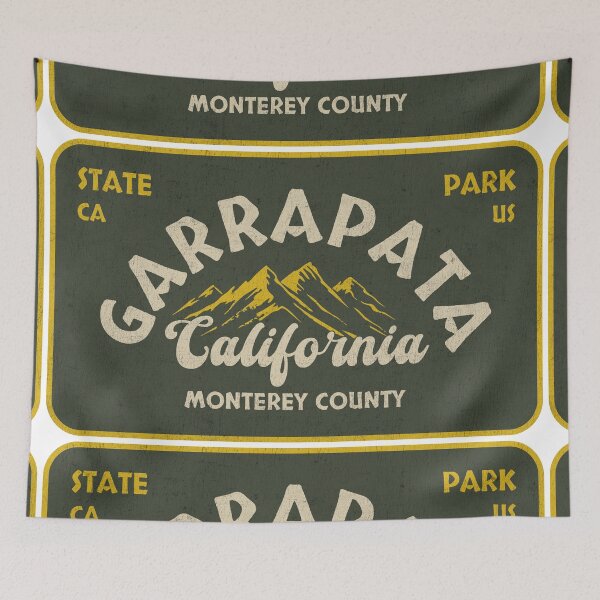 Item preview, Garrapata State Park, Monterey County, California, badge design designed and sold by Wanderful-roads.