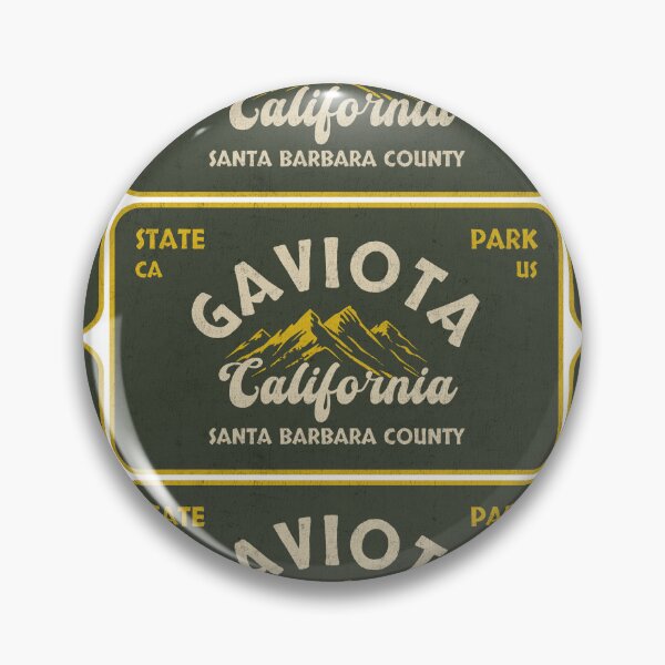 Item preview, Gaviota State Park, Santa Barbara County, California, badge design designed and sold by Wanderful-roads.