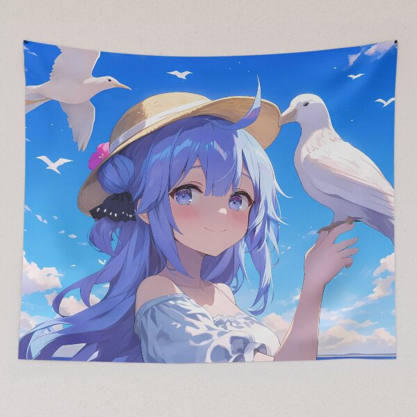 Item preview, Unicorn Azur Lane Beach Seagull Cute Summer Waifu designed and sold by Tokyonomad.
