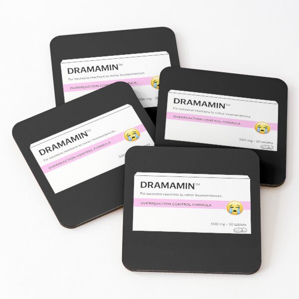 Item preview, Dramamin™ – Funny Drama Queen Parody Medicine | Overreaction Humor Design designed and sold by pharmafeels.