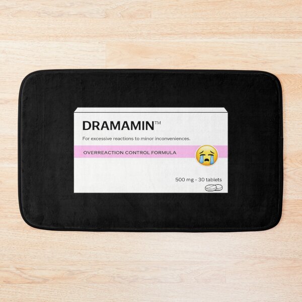 Item preview, Dramamin™ – Funny Drama Queen Parody Medicine | Overreaction Humor Design designed and sold by pharmafeels.