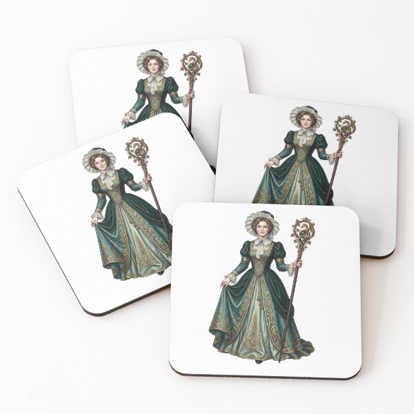 Item preview, The Emerald Alchemist: Victorian Dragon Mage designed and sold by The Archive Alchemist.