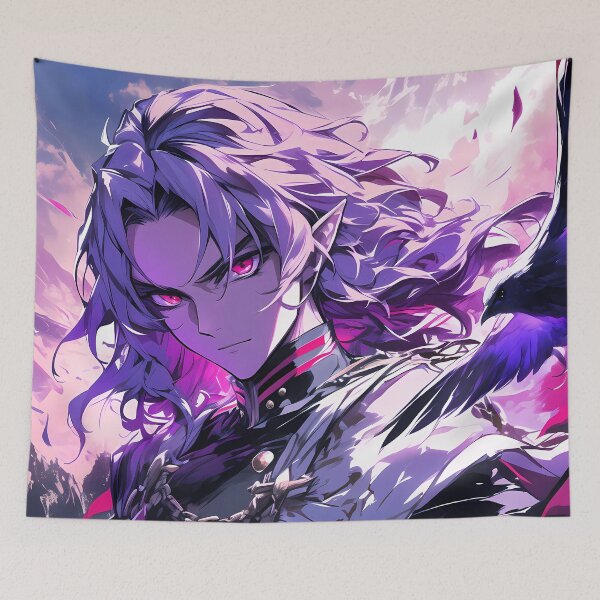 Item preview, Ferid Bathory Seraph Of The End Crimson Gothic Vampire Portrait designed and sold by Tokyonomad.