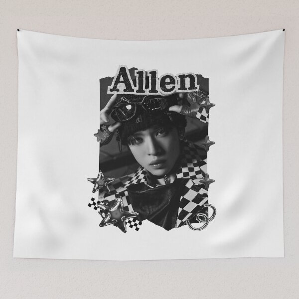 Item preview, Cravit Allen Inspired K-Pop Boy Group Portrait korean pop idols nine member group kpop fan art designed and sold by AJUNICE STUDIO.