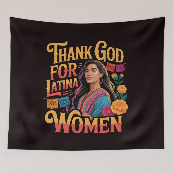Item preview, Thank God For Latina Women – Latina Pride Hispanic Heritage Design designed and sold by Redgiant87x.
