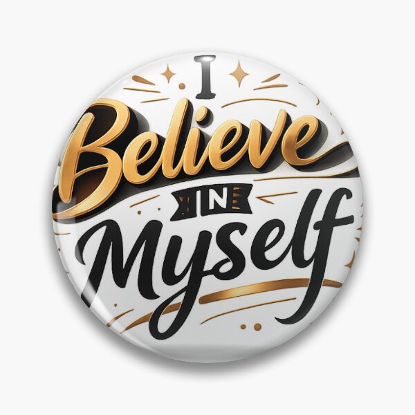 Item preview, Believe in Myself Motivational Typography | Self Confidence Quote | Growth Mindset Aesthetic designed and sold by RepRepublic.