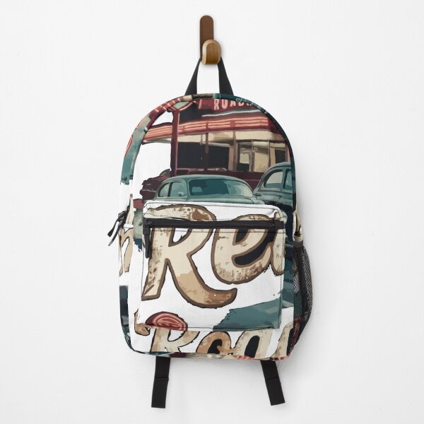 Item preview, Vintage Retro Roadhouse Diner 50s Classic Car Rockabilly Aesthetic Design designed and sold by Valisdesign.