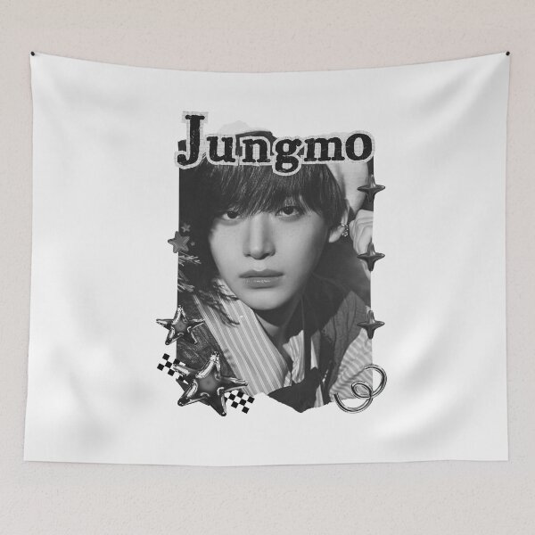 Item preview, Cravit Jungmo Inspired K-Pop Boy Group Portrait korean pop idols nine member group kpop fan art designed and sold by AJUNICE STUDIO.