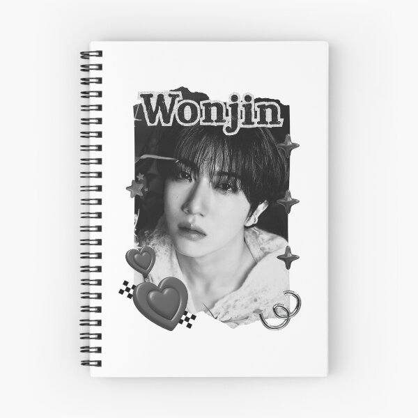 Artikelvorschau, Wonjin inspiriertes Porträt einer K-Pop-Boygroup (koreanische Popidole, neunköpfige Gruppe, K-Pop-Fanart) entworfen und verkauft von AJUNICE STUDIO.