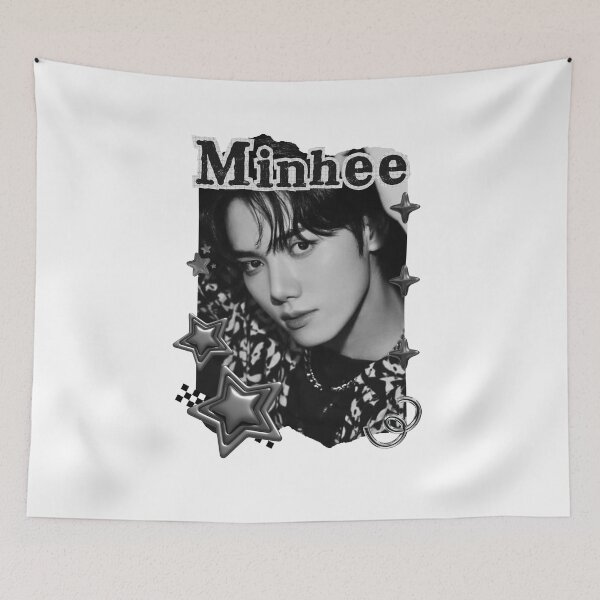 Item preview, Cravit Minhee Inspired K-Pop Boy Group Portrait korean pop idols nine member group kpop fan art designed and sold by AJUNICE STUDIO.