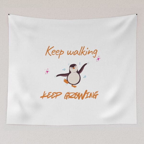 Item preview, Keep Growing Penguin designed and sold by Chiknook.