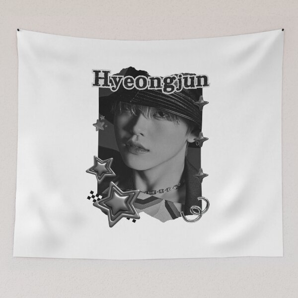 Item preview, Cravit Hyeongjun Inspired K-Pop Boy Group Portrait korean pop idols nine member group kpop fan art designed and sold by AJUNICE STUDIO.