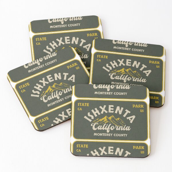 Item preview, Ishxenta State Park, Monterey County, California, badge design designed and sold by Wanderful-roads.
