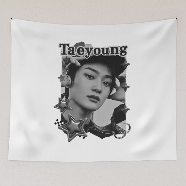 Item preview, Cravit Taeyoung Inspired K-Pop Boy Group Portrait korean pop idols nine member group kpop fan art designed and sold by AJUNICE STUDIO.