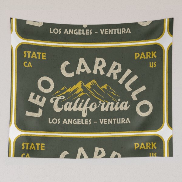 Item preview, Leo Carrillo State Park, Los Angeles - Ventura, California, badge design designed and sold by Wanderful-roads.