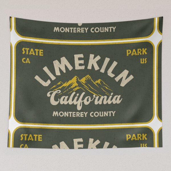 Item preview, Limekiln State Park, Monterey County, California, badge design designed and sold by Wanderful-roads.