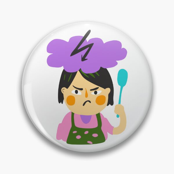 Item preview, Angry Mom Cooking with Spoon and Apron designed and sold by KoDi91.