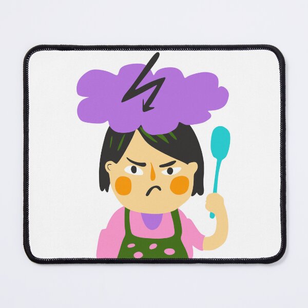 Item preview, Angry Mom Cooking with Spoon and Apron designed and sold by KoDi91.