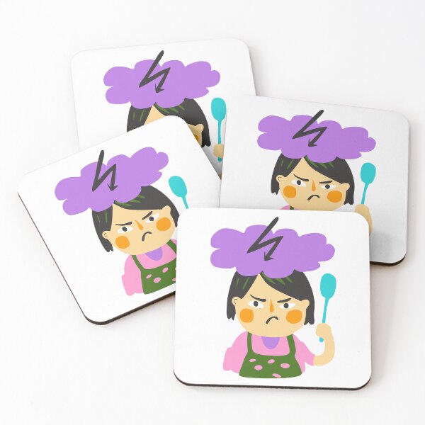 Item preview, Angry Mom Cooking with Spoon and Apron designed and sold by KoDi91.