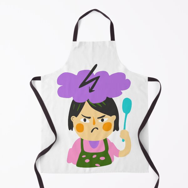 Item preview, Angry Mom Cooking with Spoon and Apron designed and sold by KoDi91.