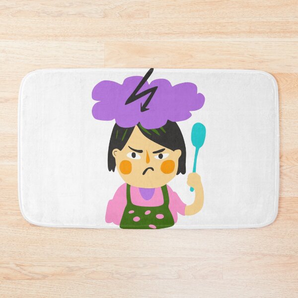 Item preview, Angry Mom Cooking with Spoon and Apron designed and sold by KoDi91.