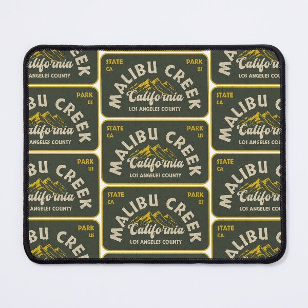 Item preview, Malibu Creek State Park, Los Angeles County, California, badge design designed and sold by Wanderful-roads.