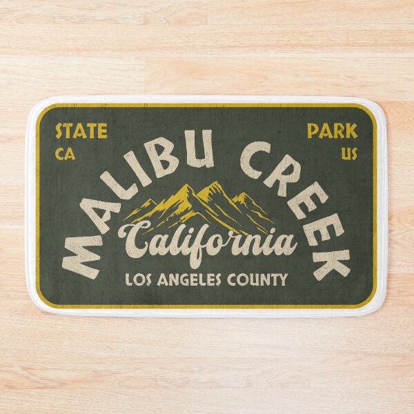 Item preview, Malibu Creek State Park, Los Angeles County, California, badge design designed and sold by Wanderful-roads.