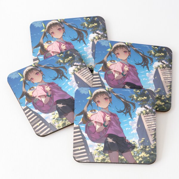 Item preview, Mayoi Hachikuji Bakemonogatari Sunny Day Schoolgirl Backpack Cute Pose designed and sold by Tokyonomad.