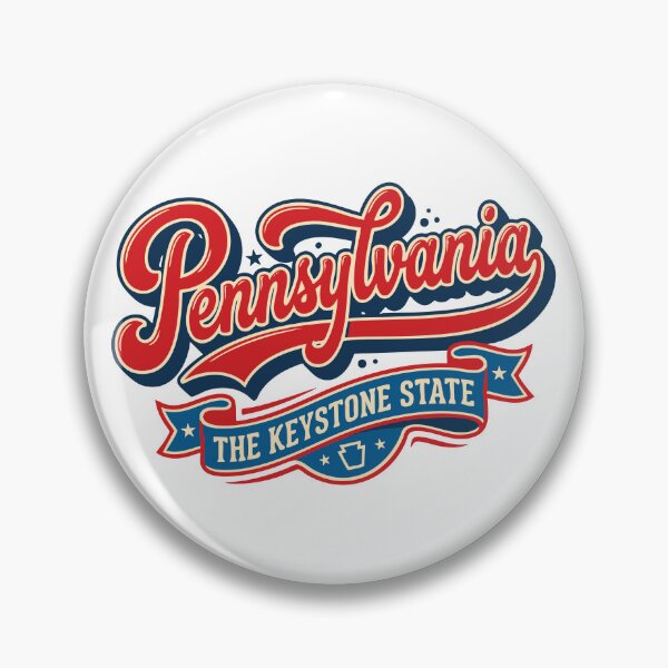 Item preview, Pennsylvania Pride - The Keystone State Retro  designed and sold by Cozy-Old-Pub.