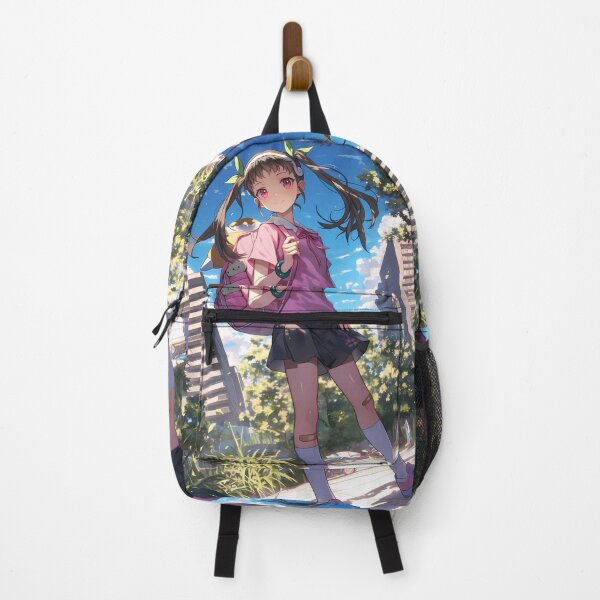 Item preview, Mayoi Hachikuji Bakemonogatari Sunny Day Schoolgirl Backpack Cute Pose designed and sold by Tokyonomad.