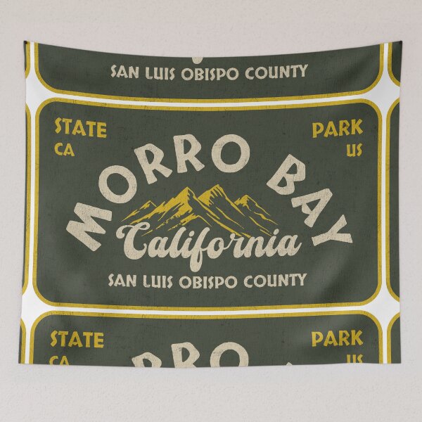 Item preview, Morro Bay State Park, San Luis Obispo County, California, California, badge design designed and sold by Wanderful-roads.