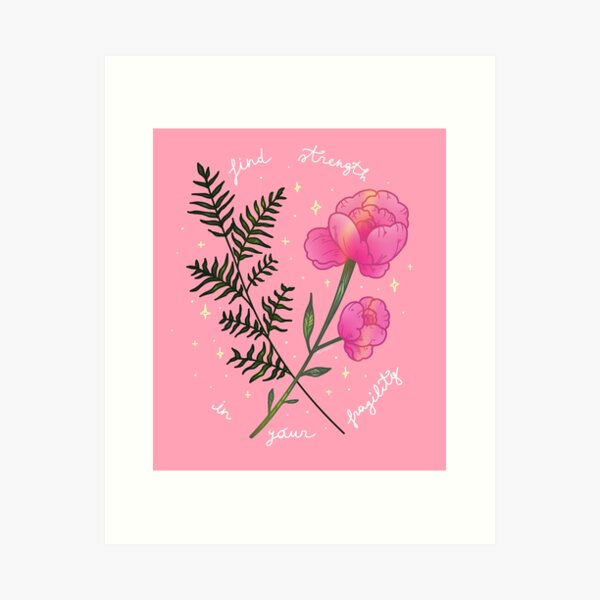 Item preview, Find strength in your fragility designed and sold by nevhada.