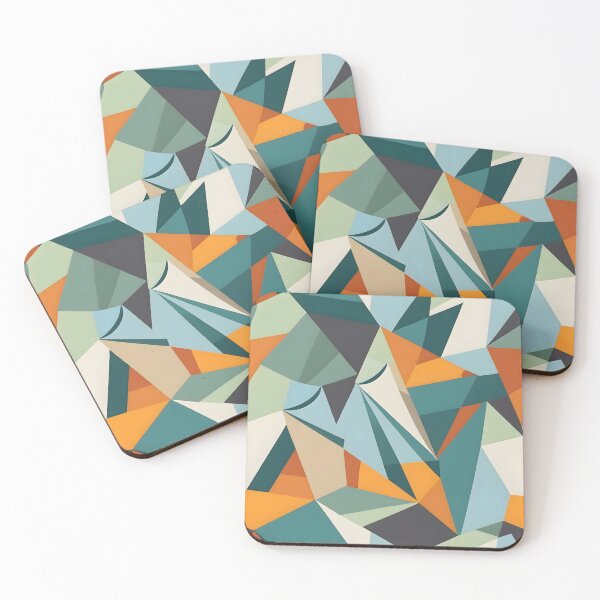 Item preview, Modern Geometric Mosaic - Angular Polygon Abstract Art designed and sold by Paulocdias.