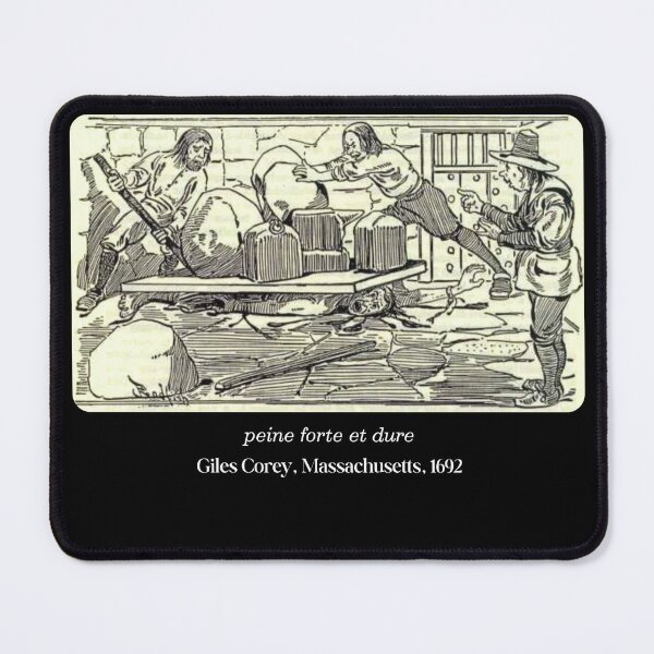 Item preview, Giles Corey: Salem Witch Trials designed and sold by Rhymes With Designs.