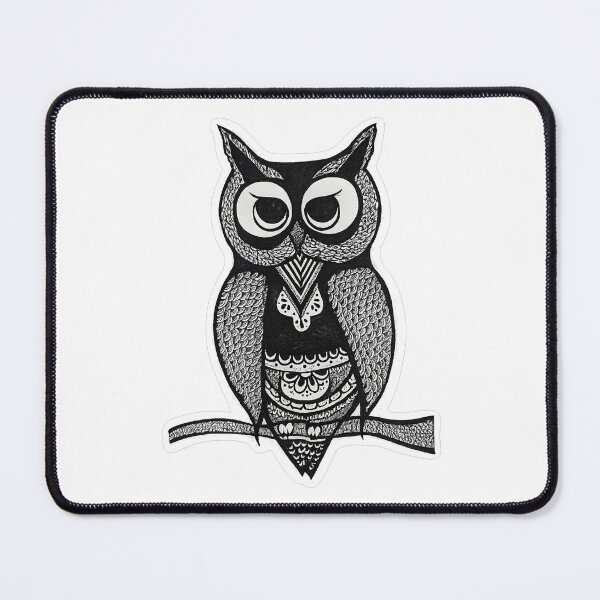 Item preview, Mandala Owl – Geometric Wisdom Owl Illustration designed and sold by WildLine Studio .