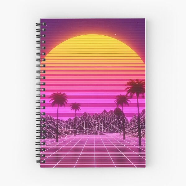 Item preview, Retro Synthwave Sunset Drive with Palm Trees designed and sold by powersunlight.