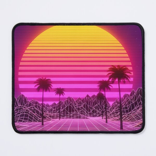 Item preview, Retro Synthwave Sunset Drive with Palm Trees designed and sold by powersunlight.