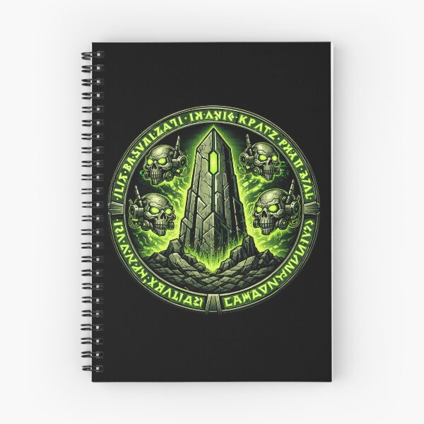 Item preview, Alien Tomb Obelisk | Grimdark Sci-Fi Emblem designed and sold by Forged in the Warp.