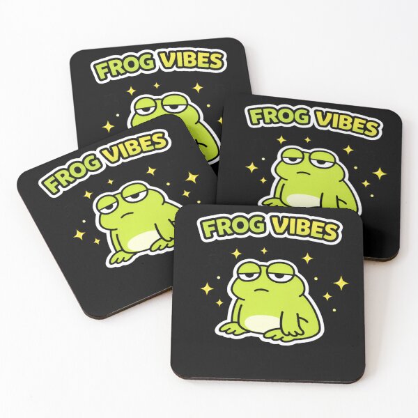 Item preview, Frog Vibes – Chill Frog Meme Aesthetic designed and sold by VibeOffline Studio.