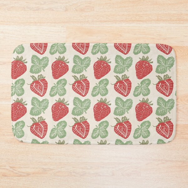 Item preview, Strawberry Block Print designed and sold by AbigailHerman.