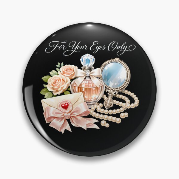 Item preview, For Your Eyes Only Romantic Trinket Collage Shabby Chic designed and sold by SplashTastic.