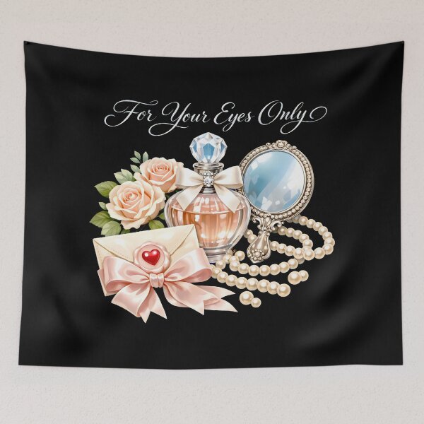 Item preview, For Your Eyes Only Romantic Trinket Collage Shabby Chic designed and sold by SplashTastic.