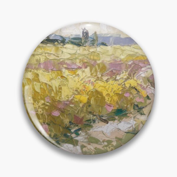 Item preview, French Countryside Wall Art – Wild Meadow Landscape Painting designed and sold by CARRAANN.